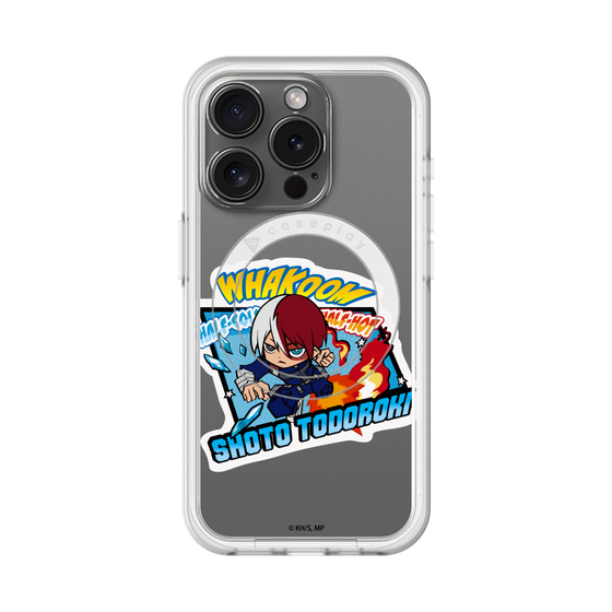 スリムプロテクションプレミアムケース with MagSafe［ 僕のヒーローアカデミア - ミニキャラ - 轟 焦凍 ］