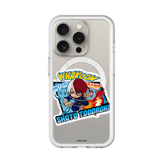 スリムプロテクションプレミアムケース with MagSafe［ 僕のヒーローアカデミア - ミニキャラ - 轟 焦凍 ］