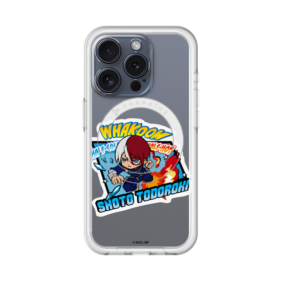 スリムプロテクションプレミアムケース with MagSafe［ 僕のヒーローアカデミア - ミニキャラ - 轟 焦凍 ］