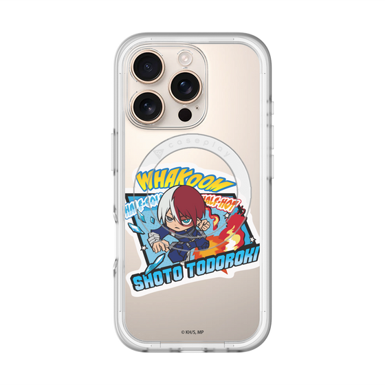 スリムプロテクションプレミアムケース with MagSafe［ 僕のヒーローアカデミア - ミニキャラ - 轟 焦凍 ］