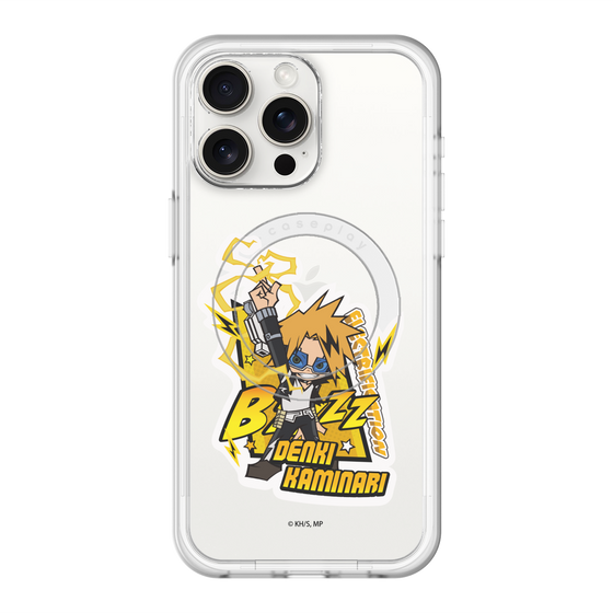 スリムプロテクションプレミアムケース with MagSafe［ 僕のヒーローアカデミア - ミニキャラ - 上鳴 電気 ］