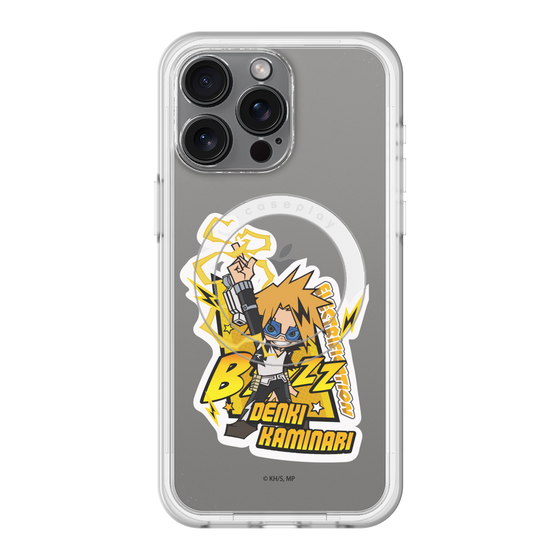 スリムプロテクションプレミアムケース with MagSafe［ 僕のヒーローアカデミア - ミニキャラ - 上鳴 電気 ］