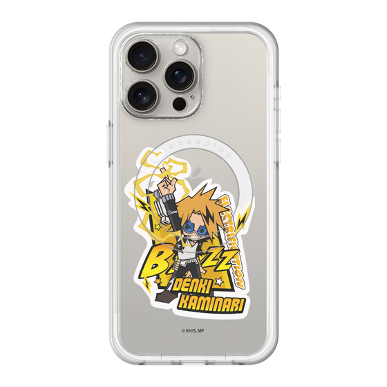 スリムプロテクションプレミアムケース with MagSafe［ 僕のヒーローアカデミア - ミニキャラ - 上鳴 電気 ］