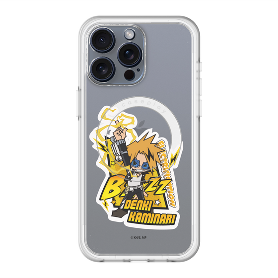 スリムプロテクションプレミアムケース with MagSafe［ 僕のヒーローアカデミア - ミニキャラ - 上鳴 電気 ］