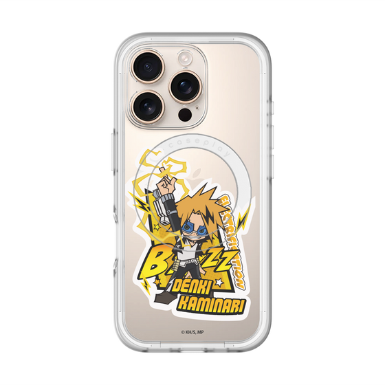 スリムプロテクションプレミアムケース with MagSafe［ 僕のヒーローアカデミア - ミニキャラ - 上鳴 電気 ］