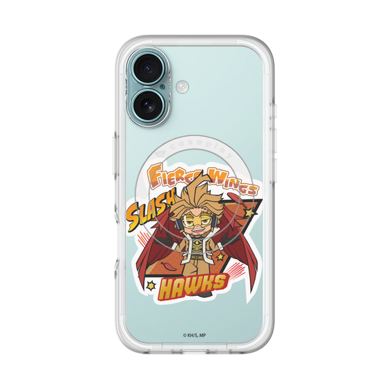 スリムプロテクションプレミアムケース with MagSafe［ 僕のヒーローアカデミア - ミニキャラ - ホークス ］