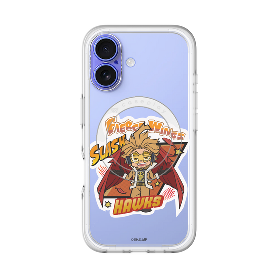 スリムプロテクションプレミアムケース with MagSafe［ 僕のヒーローアカデミア - ミニキャラ - ホークス ］