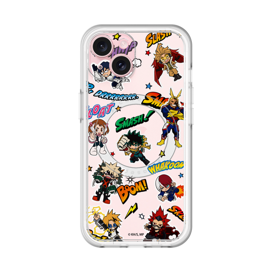 スリムプロテクションプレミアムケース with MagSafe［ 僕のヒーローアカデミア - アメコミ ］