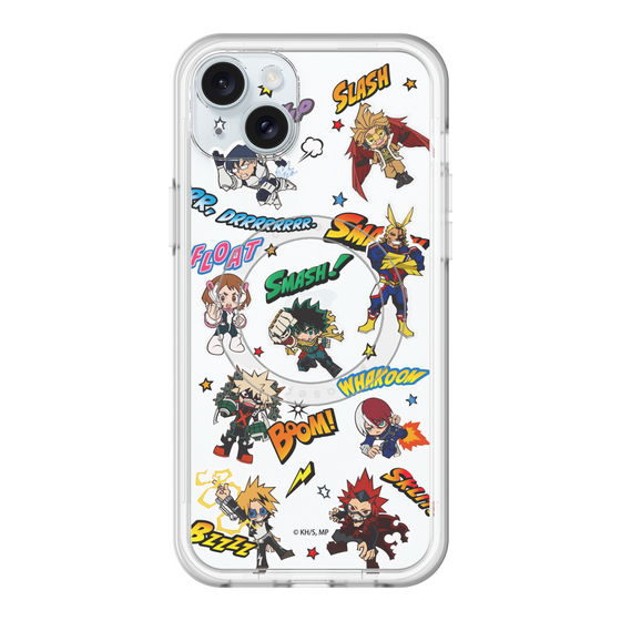 スリムプロテクションプレミアムケース with MagSafe［ 僕のヒーローアカデミア - アメコミ ］