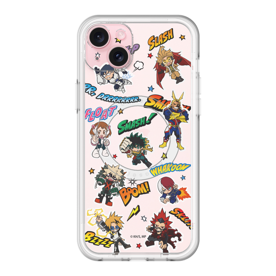 スリムプロテクションプレミアムケース with MagSafe［ 僕のヒーローアカデミア - アメコミ ］