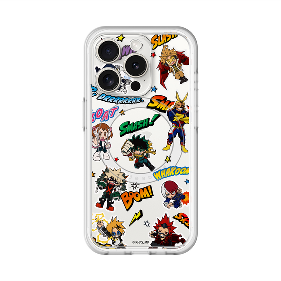 スリムプロテクションプレミアムケース with MagSafe［ 僕のヒーローアカデミア - アメコミ ］