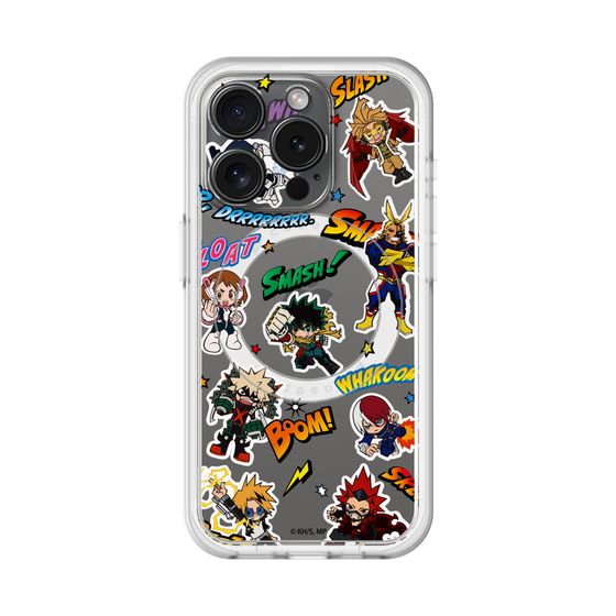 スリムプロテクションプレミアムケース with MagSafe［ 僕のヒーローアカデミア - アメコミ ］