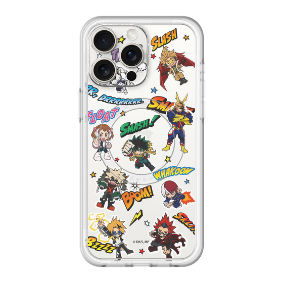 スリムプロテクションプレミアムケース with MagSafe［ 僕のヒーローアカデミア - アメコミ ］