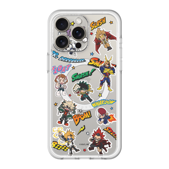 スリムプロテクションプレミアムケース with MagSafe［ 僕のヒーローアカデミア - アメコミ ］