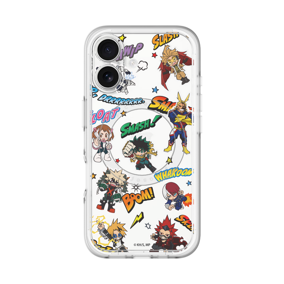 スリムプロテクションプレミアムケース with MagSafe［ 僕のヒーローアカデミア - アメコミ ］