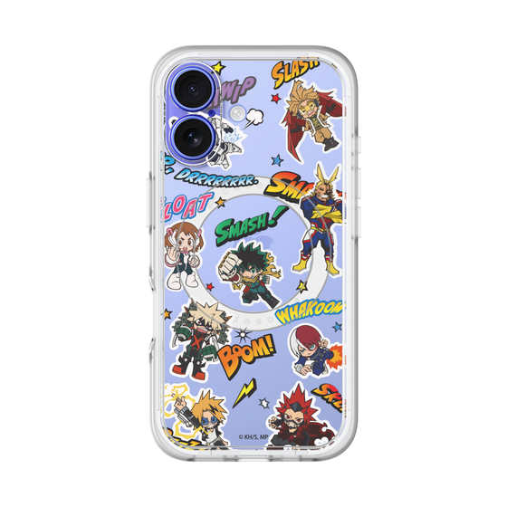 スリムプロテクションプレミアムケース with MagSafe［ 僕のヒーローアカデミア - アメコミ ］