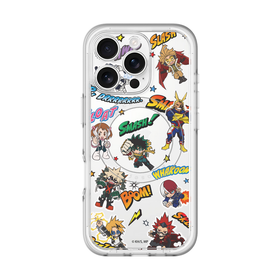 スリムプロテクションプレミアムケース with MagSafe［ 僕のヒーローアカデミア - アメコミ ］