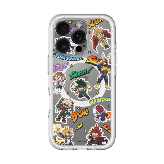 スリムプロテクションプレミアムケース with MagSafe［ 僕のヒーローアカデミア - アメコミ ］