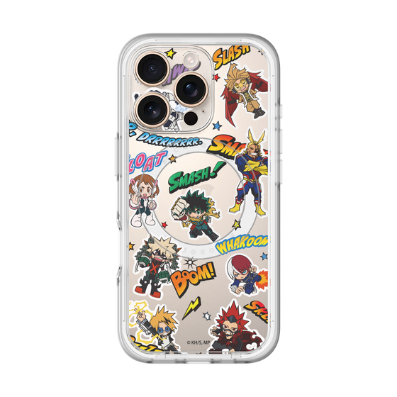 スリムプロテクションプレミアムケース with MagSafe［ 僕のヒーローアカデミア - アメコミ ］