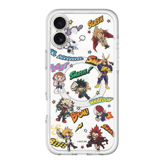 スリムプロテクションプレミアムケース with MagSafe［ 僕のヒーローアカデミア - アメコミ ］