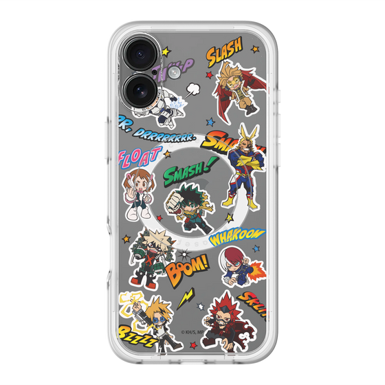 スリムプロテクションプレミアムケース with MagSafe［ 僕のヒーローアカデミア - アメコミ ］