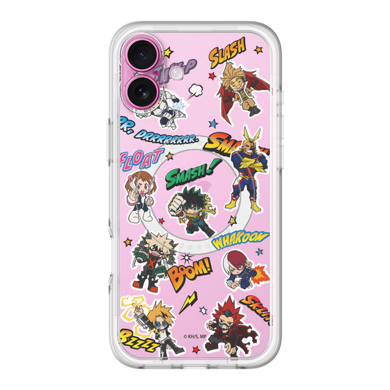 スリムプロテクションプレミアムケース with MagSafe［ 僕のヒーローアカデミア - アメコミ ］