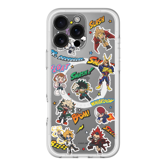 スリムプロテクションプレミアムケース with MagSafe［ 僕のヒーローアカデミア - アメコミ ］