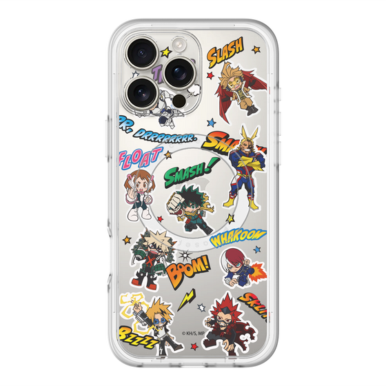 スリムプロテクションプレミアムケース with MagSafe［ 僕のヒーローアカデミア - アメコミ ］