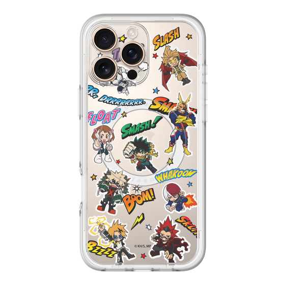 スリムプロテクションプレミアムケース with MagSafe［ 僕のヒーローアカデミア - アメコミ ］