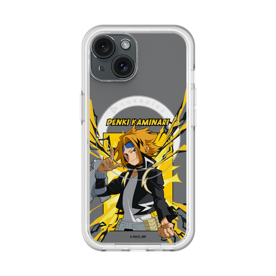 スリムプロテクションプレミアムケース with MagSafe［ 僕のヒーローアカデミア - ポップ - 上鳴 電気 ］