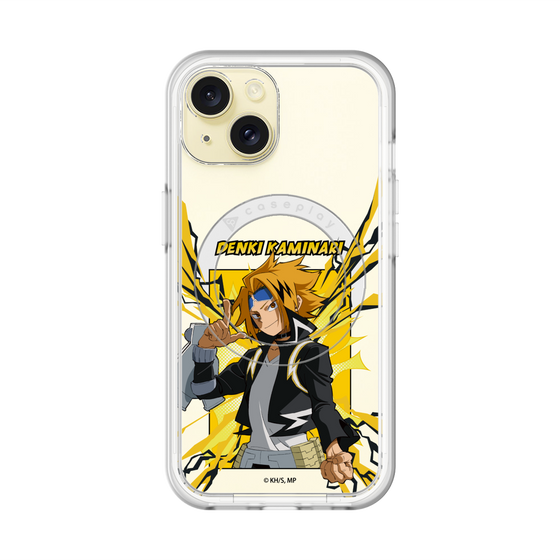 スリムプロテクションプレミアムケース with MagSafe［ 僕のヒーローアカデミア - ポップ - 上鳴 電気 ］