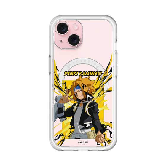 スリムプロテクションプレミアムケース with MagSafe［ 僕のヒーローアカデミア - ポップ - 上鳴 電気 ］