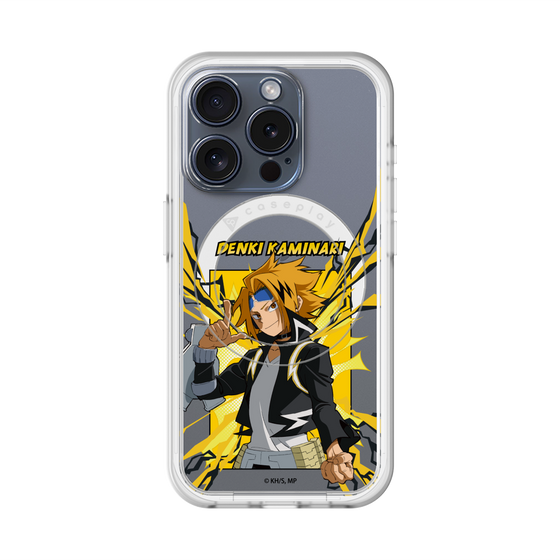 スリムプロテクションプレミアムケース with MagSafe［ 僕のヒーローアカデミア - ポップ - 上鳴 電気 ］