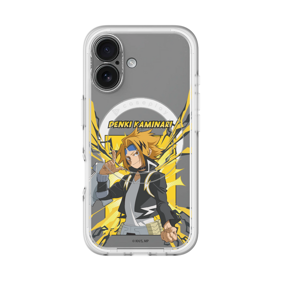 スリムプロテクションプレミアムケース with MagSafe［ 僕のヒーローアカデミア - ポップ - 上鳴 電気 ］