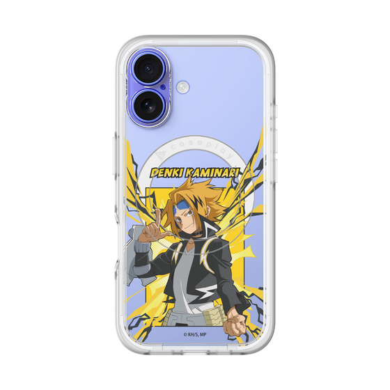 スリムプロテクションプレミアムケース with MagSafe［ 僕のヒーローアカデミア - ポップ - 上鳴 電気 ］