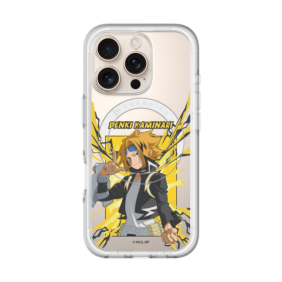 スリムプロテクションプレミアムケース with MagSafe［ 僕のヒーローアカデミア - ポップ - 上鳴 電気 ］