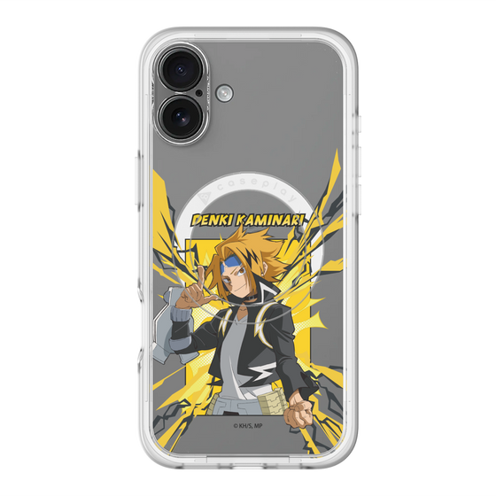 スリムプロテクションプレミアムケース with MagSafe［ 僕のヒーローアカデミア - ポップ - 上鳴 電気 ］