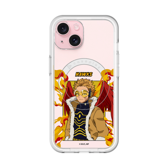 スリムプロテクションプレミアムケース with MagSafe［ 僕のヒーローアカデミア - ポップ - ホークス ］