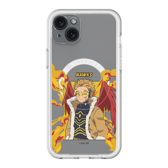 スリムプロテクションプレミアムケース with MagSafe［ 僕のヒーローアカデミア - ポップ - ホークス ］