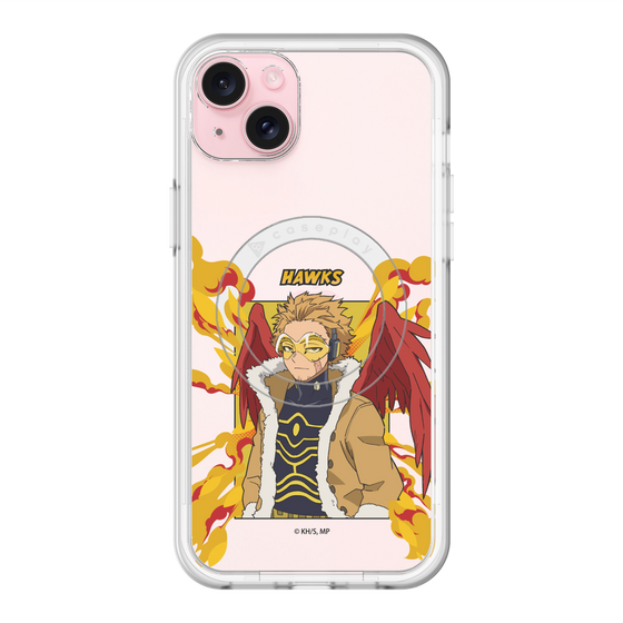 スリムプロテクションプレミアムケース with MagSafe［ 僕のヒーローアカデミア - ポップ - ホークス ］