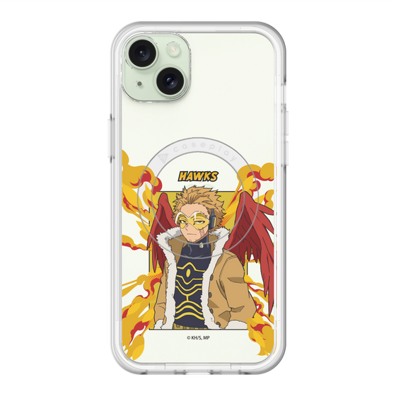 スリムプロテクションプレミアムケース with MagSafe［ 僕のヒーローアカデミア - ポップ - ホークス ］