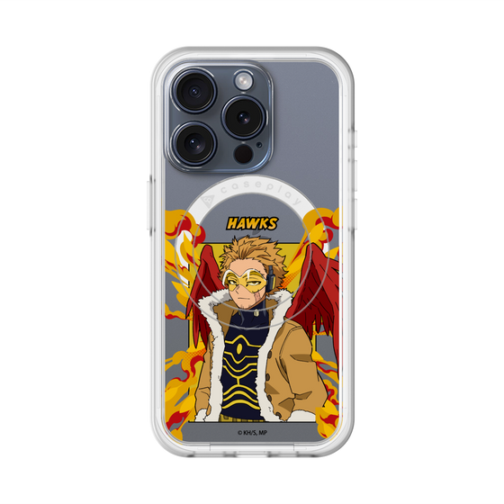 スリムプロテクションプレミアムケース with MagSafe［ 僕のヒーローアカデミア - ポップ - ホークス ］