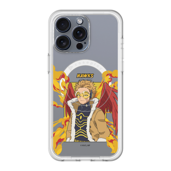 スリムプロテクションプレミアムケース with MagSafe［ 僕のヒーローアカデミア - ポップ - ホークス ］