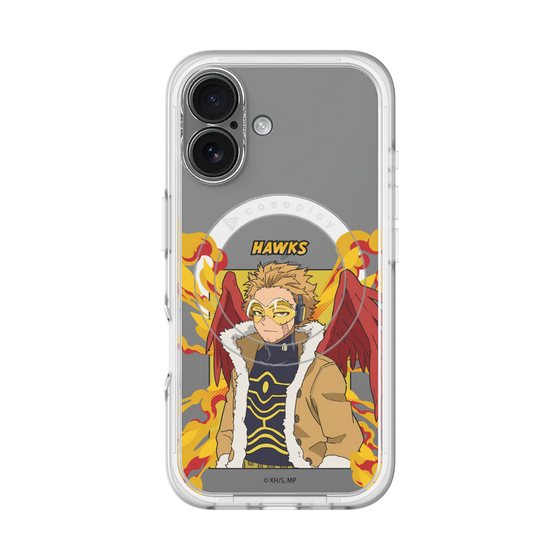 スリムプロテクションプレミアムケース with MagSafe［ 僕のヒーローアカデミア - ポップ - ホークス ］