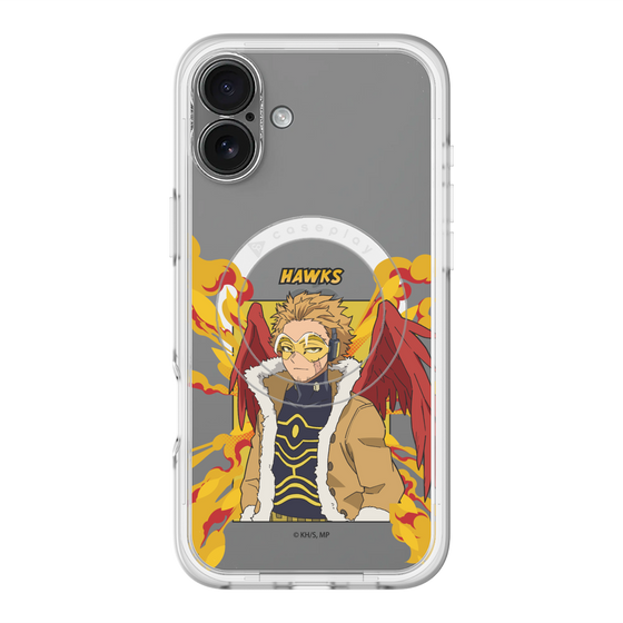 スリムプロテクションプレミアムケース with MagSafe［ 僕のヒーローアカデミア - ポップ - ホークス ］