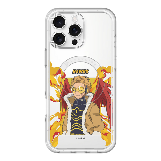 スリムプロテクションプレミアムケース with MagSafe［ 僕のヒーローアカデミア - ポップ - ホークス ］