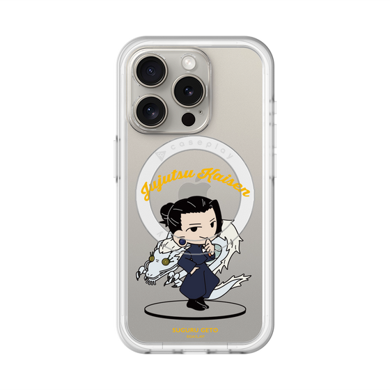 スリムプロテクションプレミアムケース with MagSafe［ 呪術廻戦 - ミニキャラ - 夏油 傑（懐玉・玉折） ］