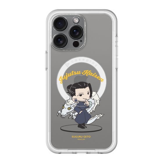 スリムプロテクションプレミアムケース with MagSafe［ 呪術廻戦 - ミニキャラ - 夏油 傑（懐玉・玉折） ］