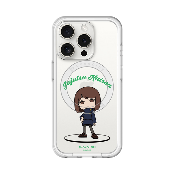 スリムプロテクションプレミアムケース with MagSafe［ 呪術廻戦 - ミニキャラ - 家入 硝子（懐玉・玉折） ］