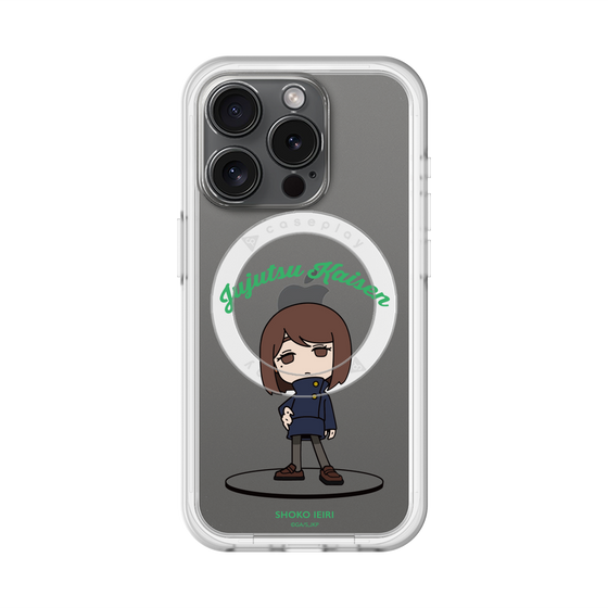 スリムプロテクションプレミアムケース with MagSafe［ 呪術廻戦 - ミニキャラ - 家入 硝子（懐玉・玉折） ］